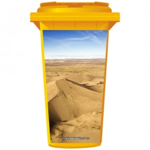Desert Sand Dunes Wheelie Bin Sticker Panel